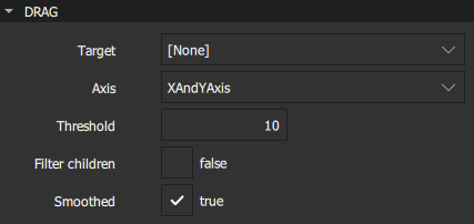 Drag properties