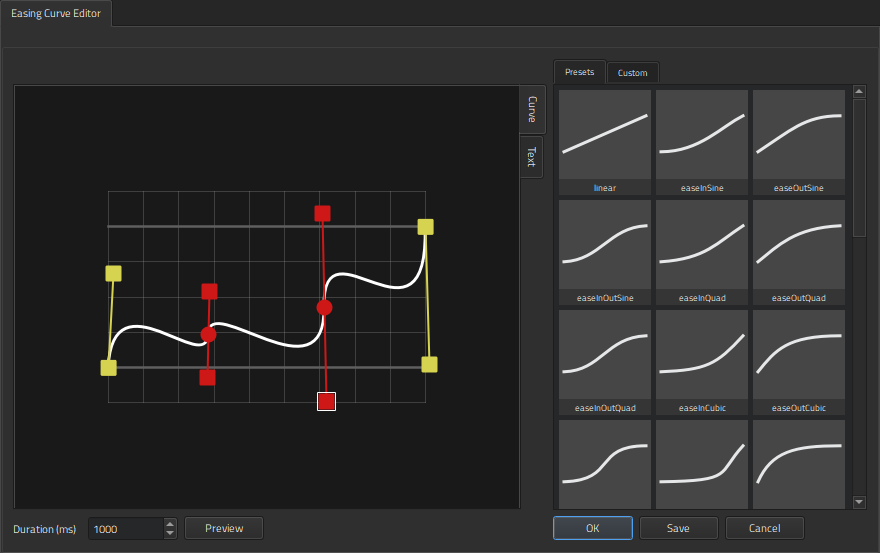 Easing Curve Editor